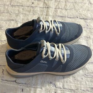 OLUKAI HUIA ATHLETIC BLUE SEASIDE LIGHTWEIGHT SLIPON SNEAKERS WOMEN’S 9.5